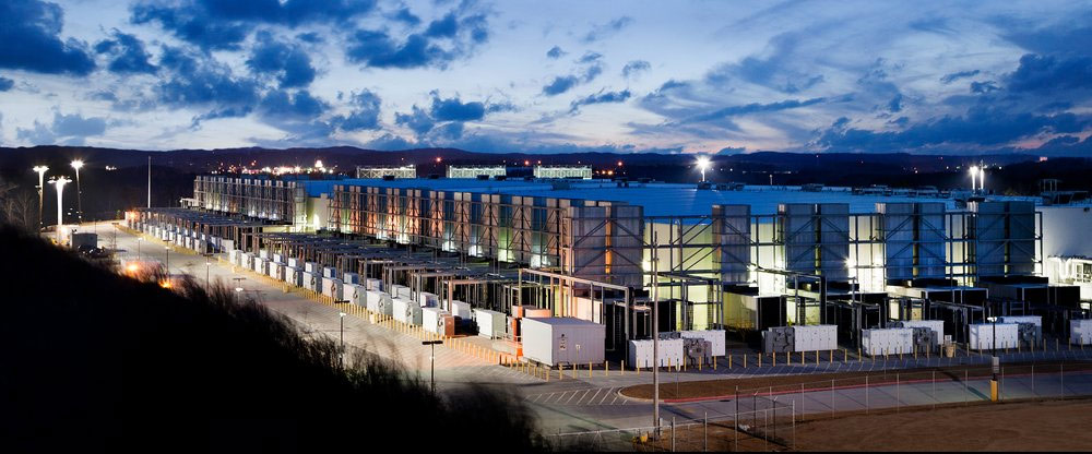 Data centers are huge warehouses full of servers delivering the cloud